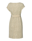 Prosta sukienka z zakładkami w tali z żakardu bawełnianego (2)