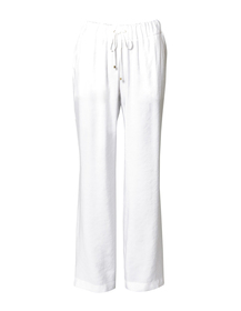 Białe letnie spodnie 